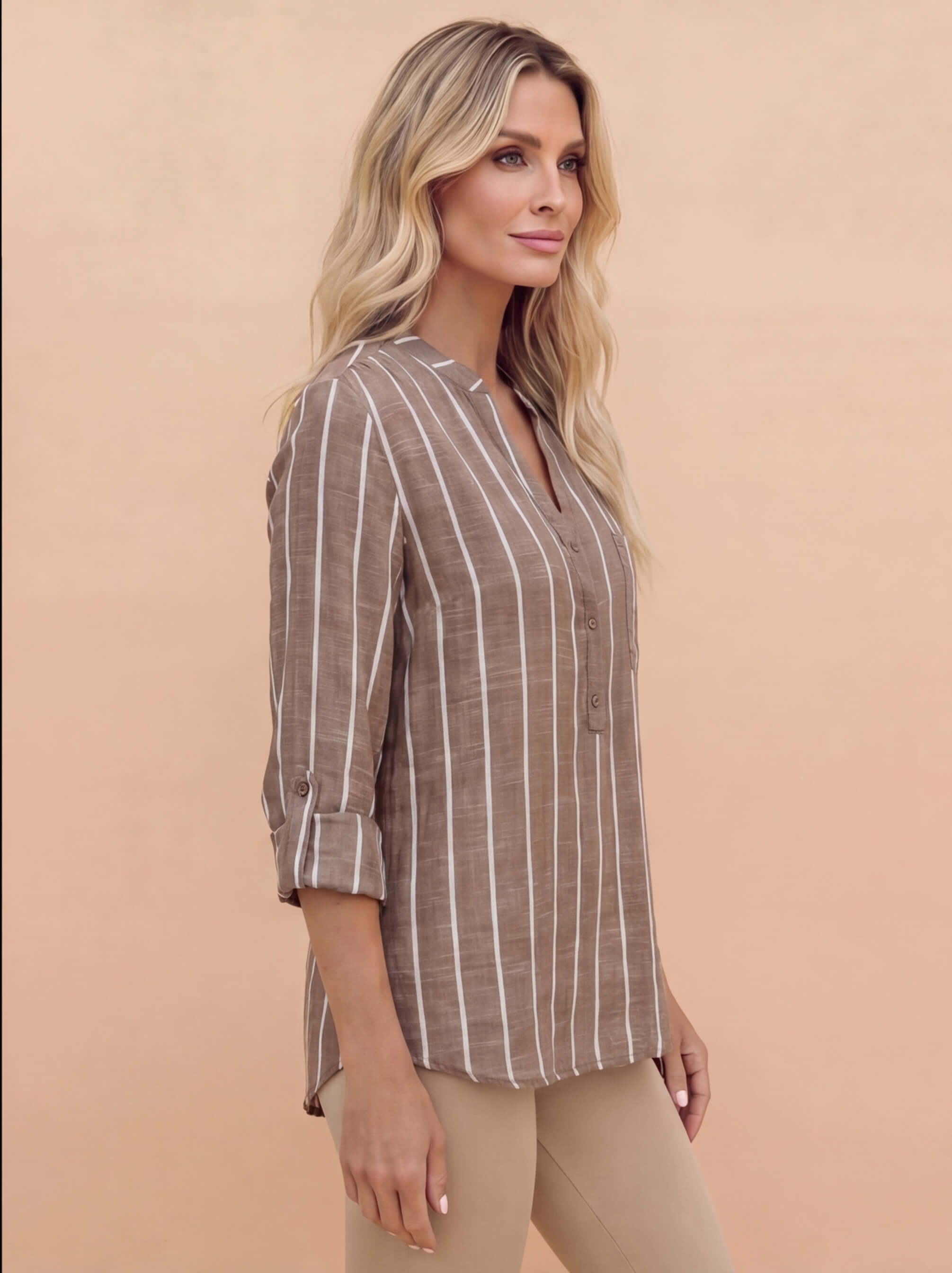 Women’s Striped Summer Blouse – Lightweight & Effortless Style