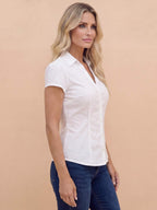 Women’s Slim-Fit Poplin Shirt