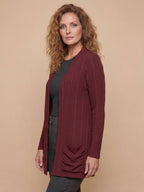 Women’s Ribbed V-Neck Cardigan – Casual Fit & Everyday Comfort