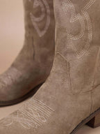 Ryder Embroidered Knee-High Boots
