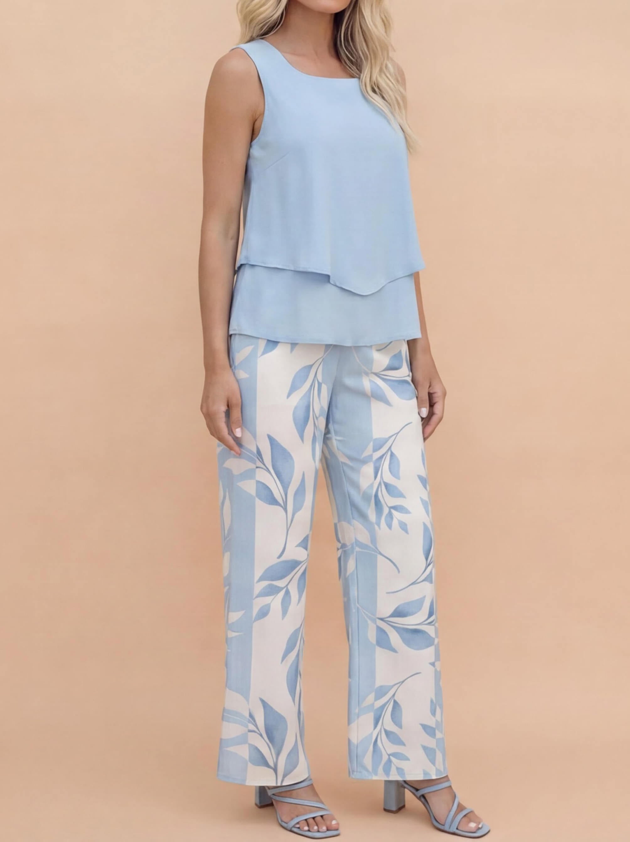 Women’s Two-Piece Summer Set – Effortless Elegance & Breezy Comfort
