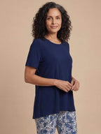 Women’s Short Sleeve Top and Printed Trouser Set