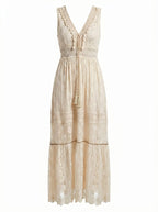 Women’s Summer Maxi Dress – Boho Lace Elegance