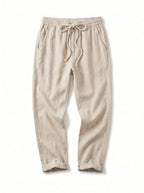Women’s Drawstring Cuffed Tapered Trousers
