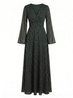 Women’s Bohemian Shimmer Maxi Dress