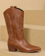 Dakota Embroidered Cowgirl Boots