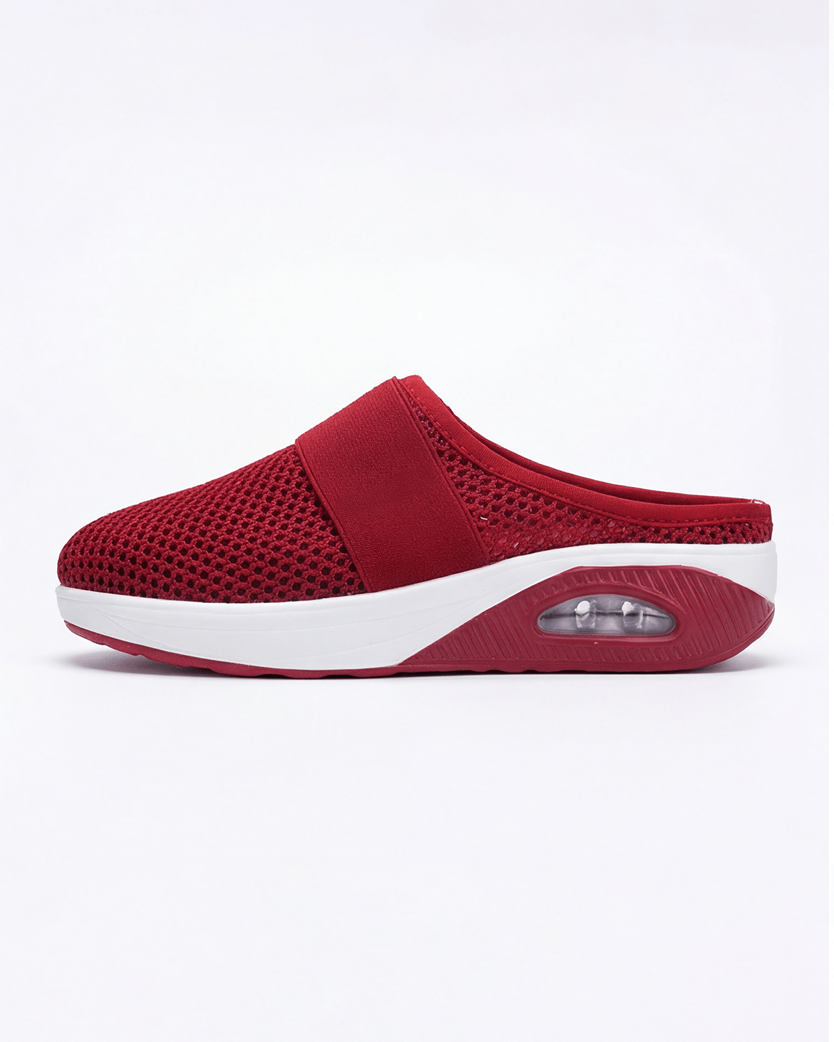 Women’s Slip-On Knit Mule Sneakers- Stretch Strap