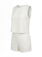 Women’s Set – Sleeveless Top & Shorts Co-Ord Set
