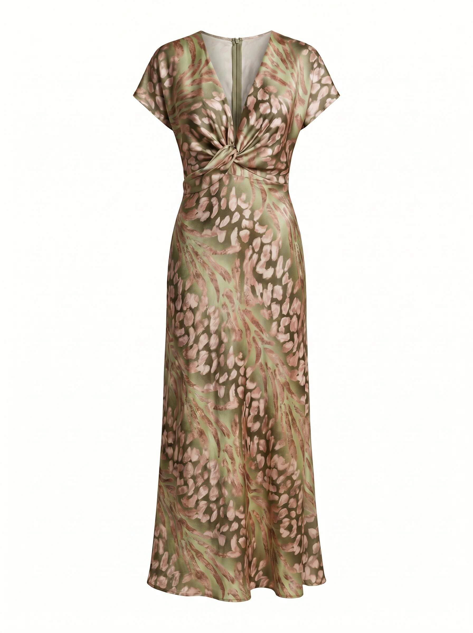 Women’s Satin Maxi Evening Dress