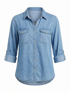 Women’s Oversized Denim Shirt
