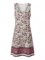 V-Neck Summer Beach Dress – Light, Playful & Breezy