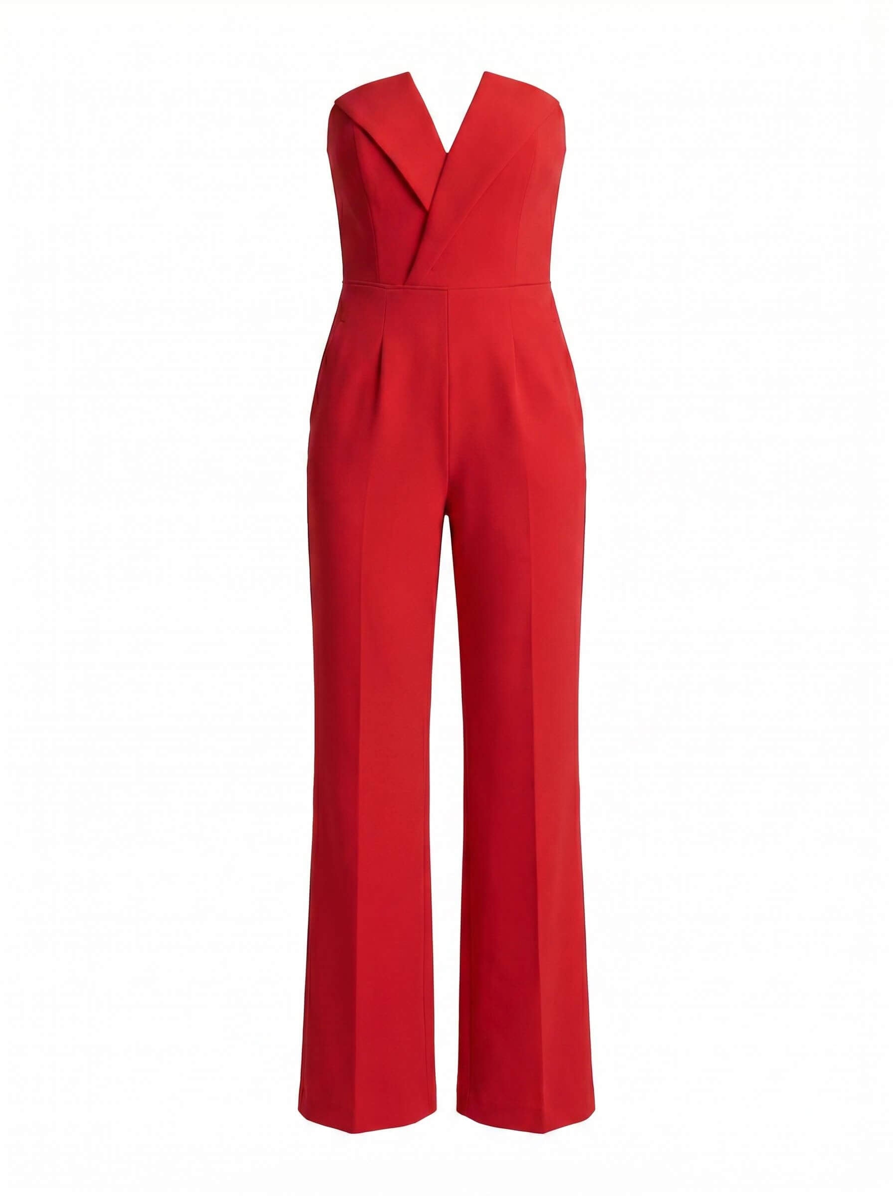 Stylish women's jumpsuit with wide-leg trousers