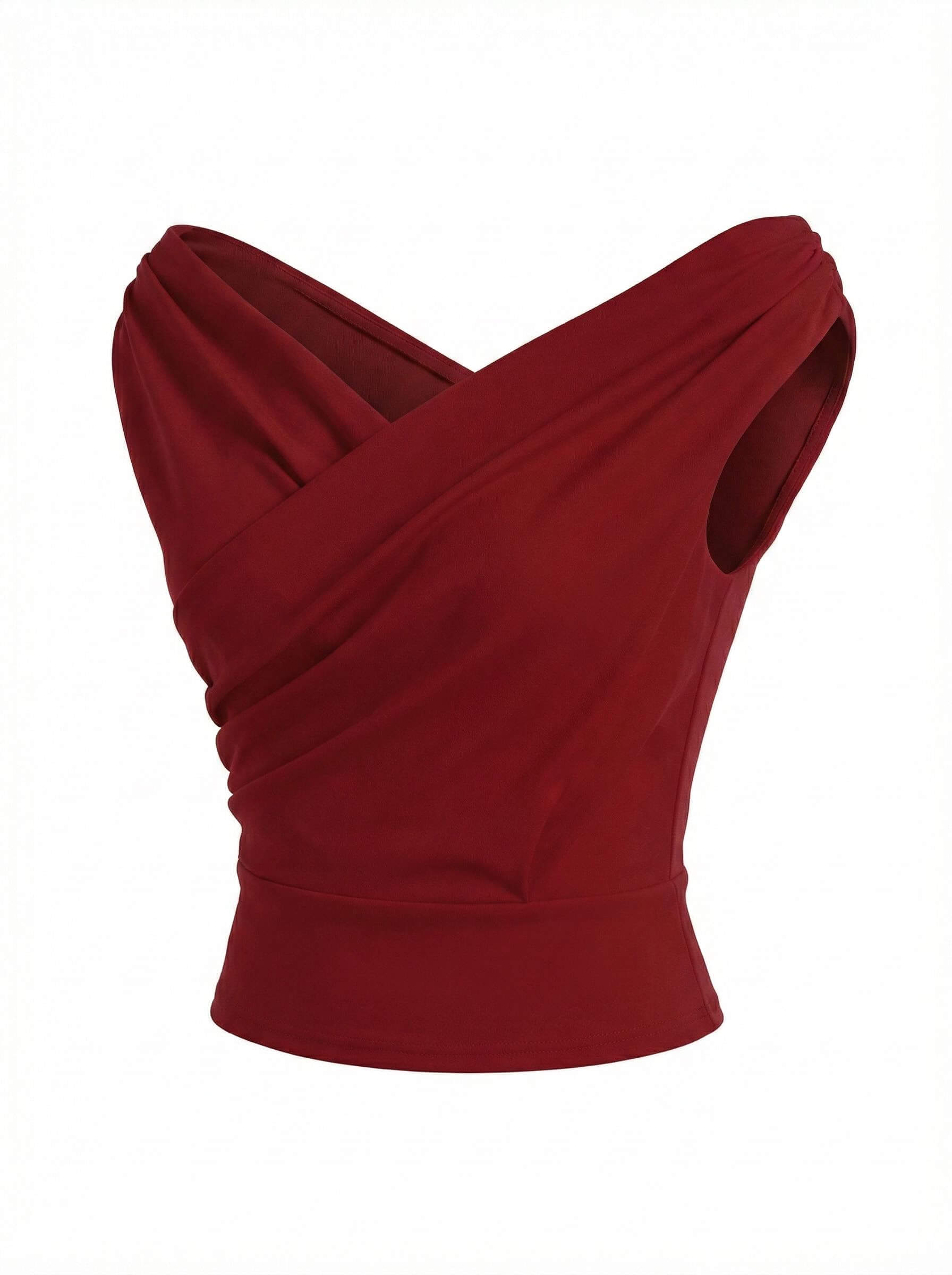 Women’s Cross-Front Sleeveless Top