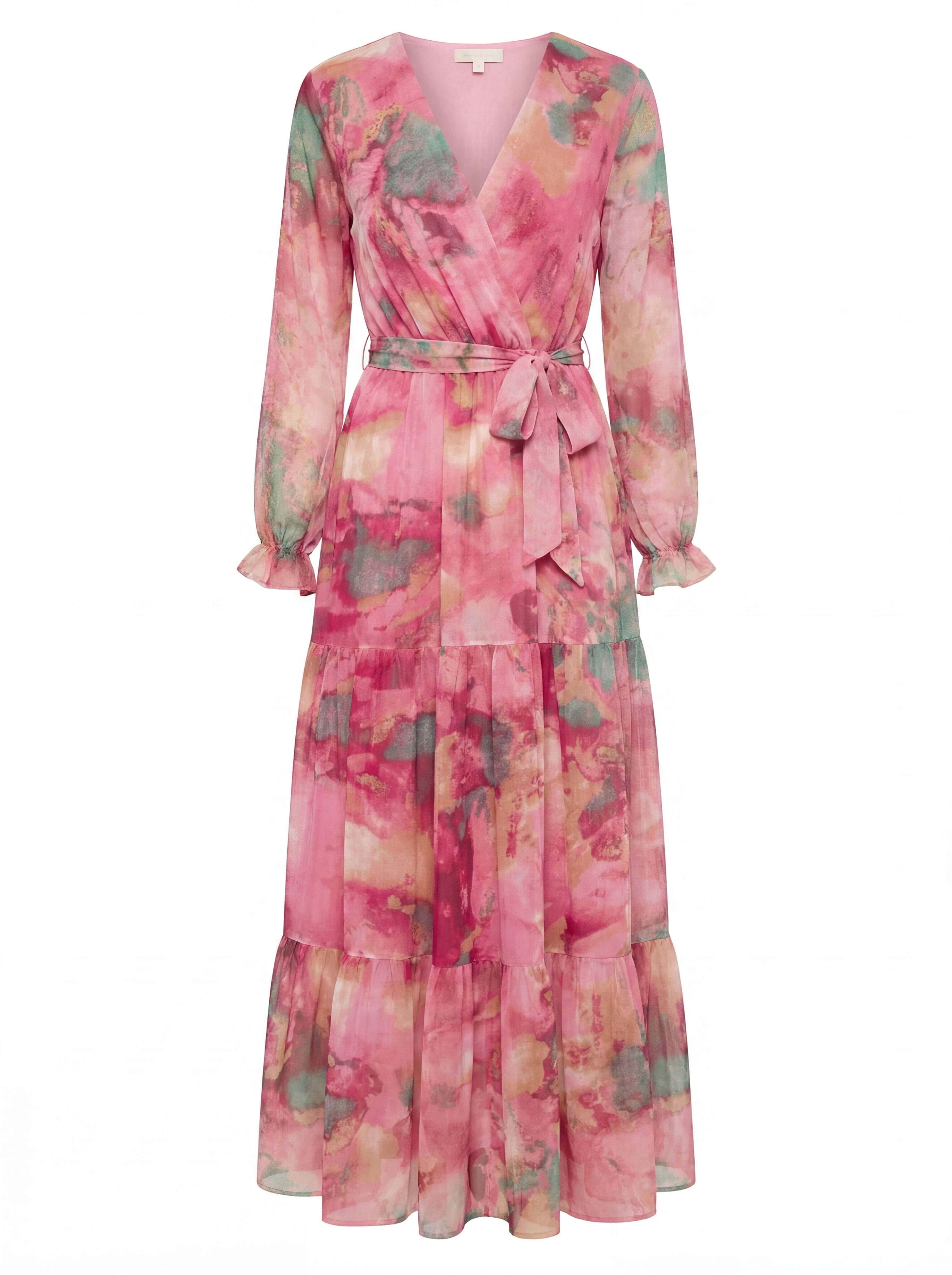 Women’s Tiered Chiffon Maxi Dress – Flowing Moments Elegance