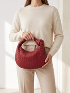 Women’s Woven Handle Handbag