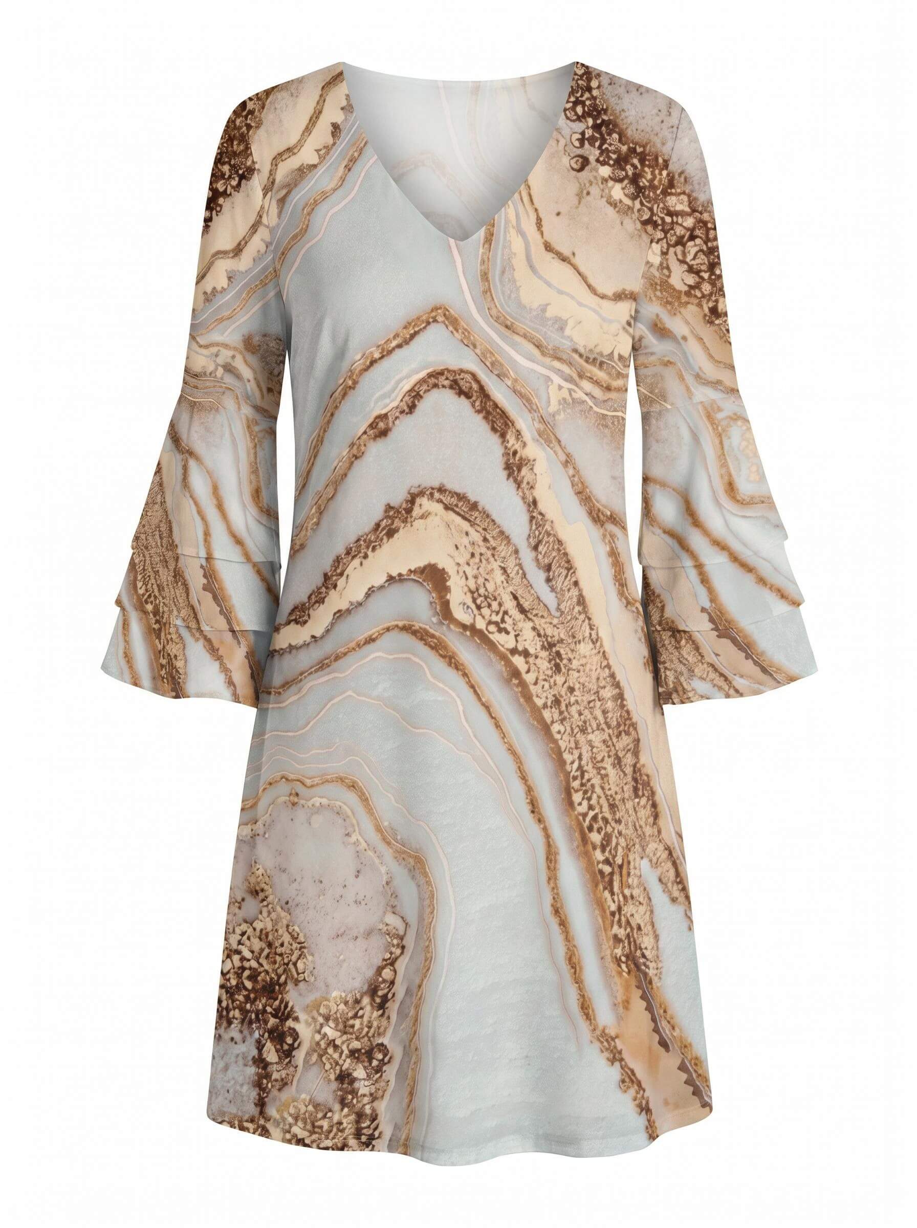 Women’s Elegant Printed Mini Dress