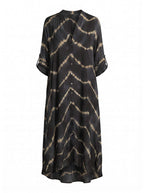 Women’s Boho Striped Maxi Dress – Effortless Flow & Elegance
