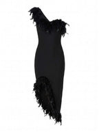 Valentina Feather Bandage Dress
