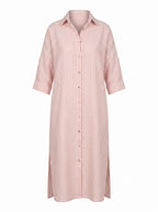 Women’s Striped Shirt Dress – Lightweight & Effortless Elegance