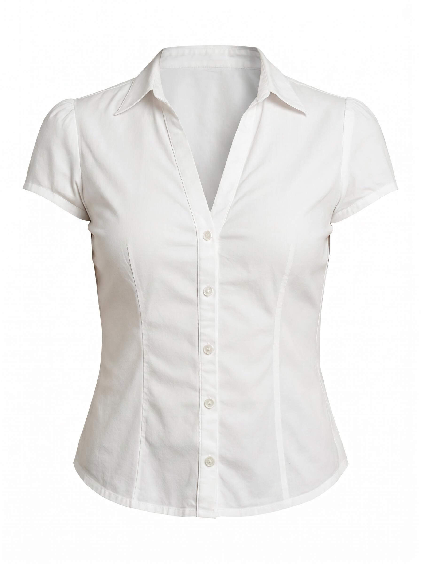 Women’s Slim-Fit Poplin Shirt
