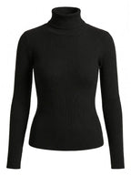 Women’s Ribbed Turtleneck Sweater – Slim Fit, Soft Stretch & Winter-Ready Layer