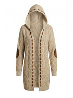 Women’s Vintage Knit Cardigan – Openwork Detail & Cozy Fall Style