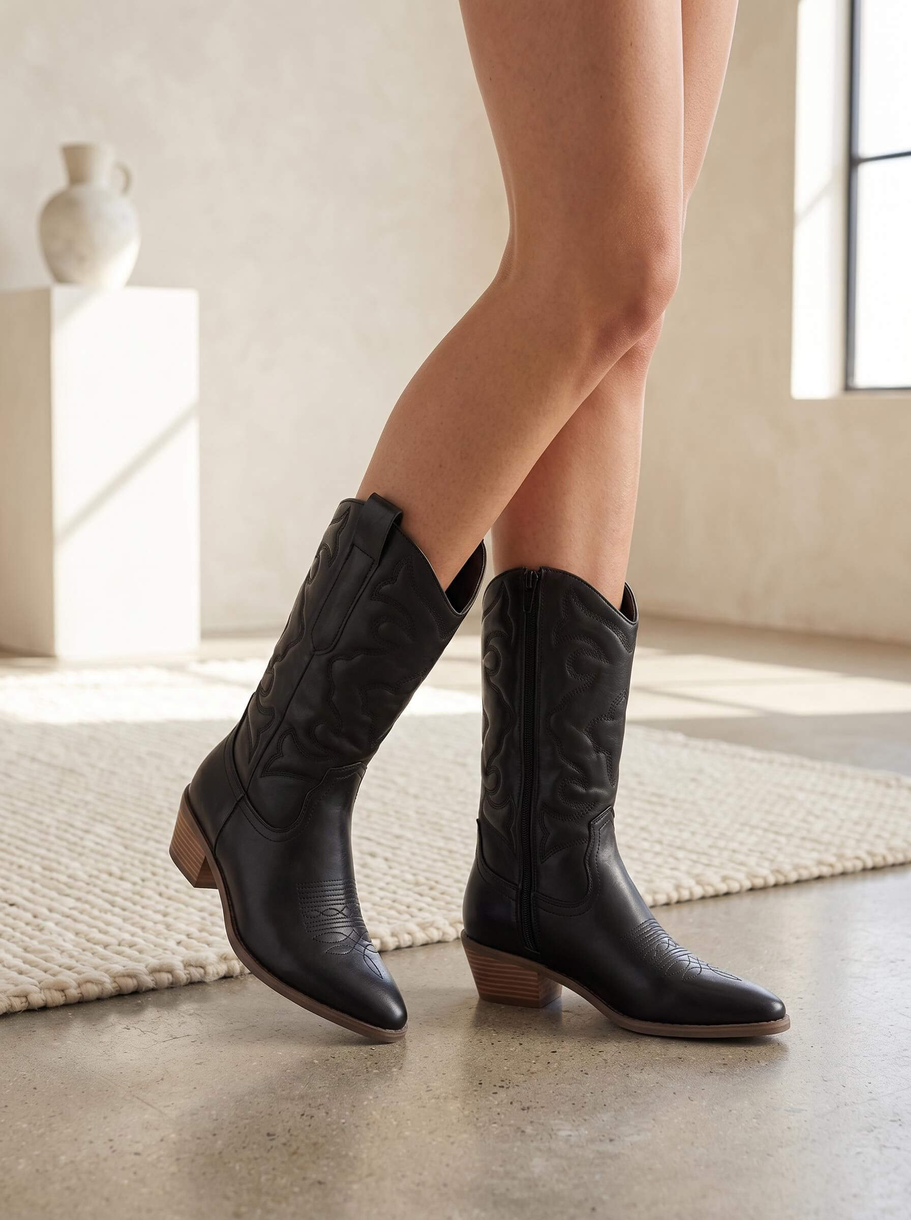 Nova Metallic Western Boots