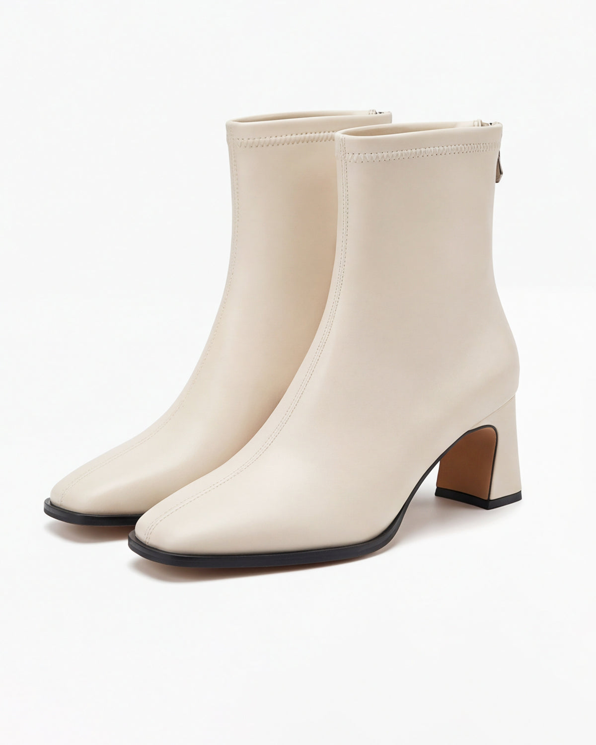 Women’s Block Heel Ankle Boots - Square-Toe