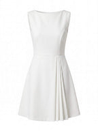 Women’s Pleated A-Line Mini Dress – Elegant & Effortless Style