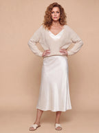 Women’s V-Neck Ribbed Knit Sweater