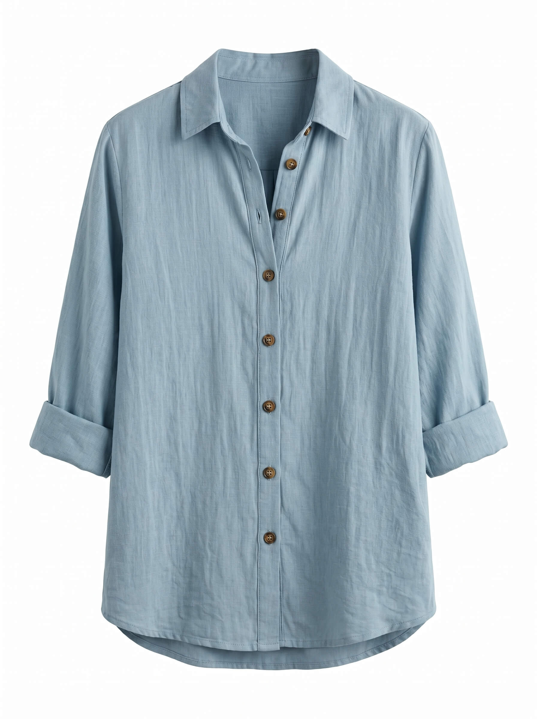 Women’s Top – Lightweight Long-Sleeve Relaxed Blouse