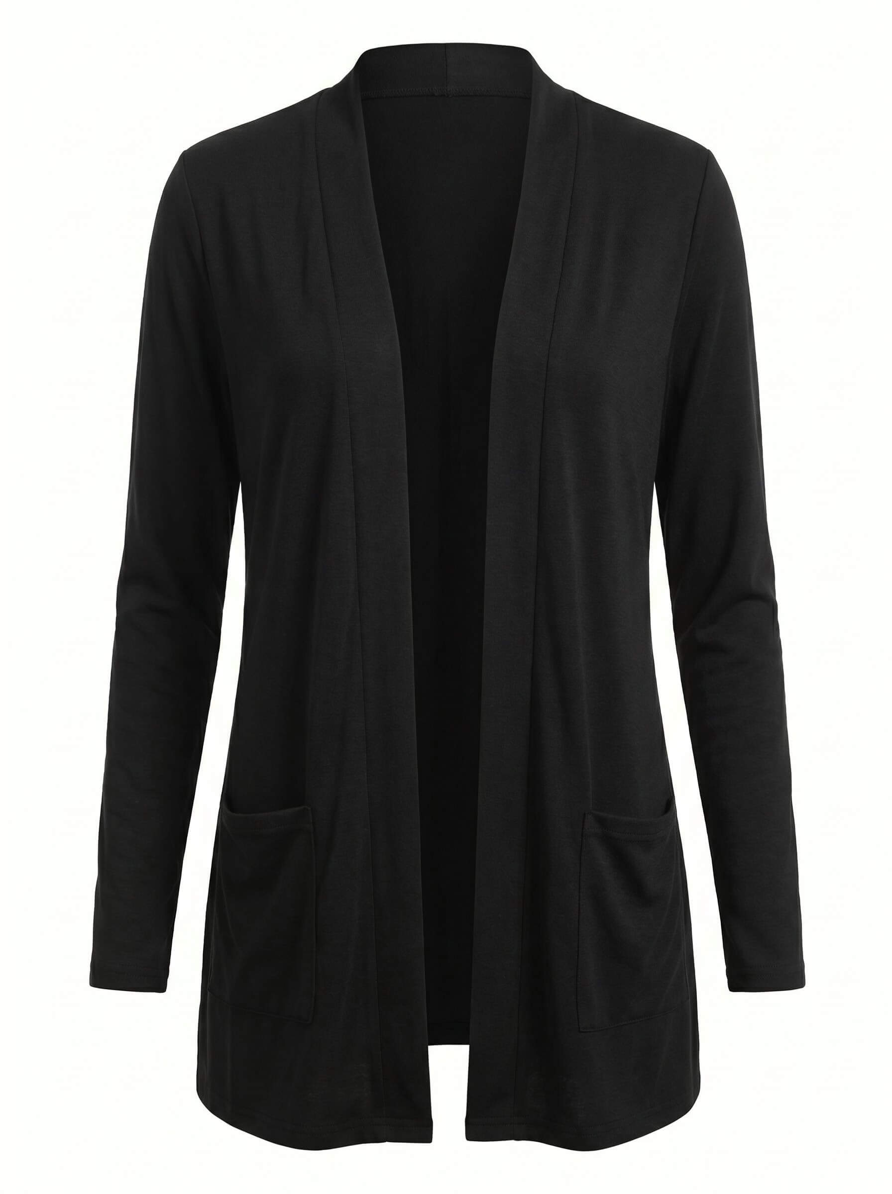 Women’s Modal Open-Front Cardigan – Soft V-Neck & Lightweight