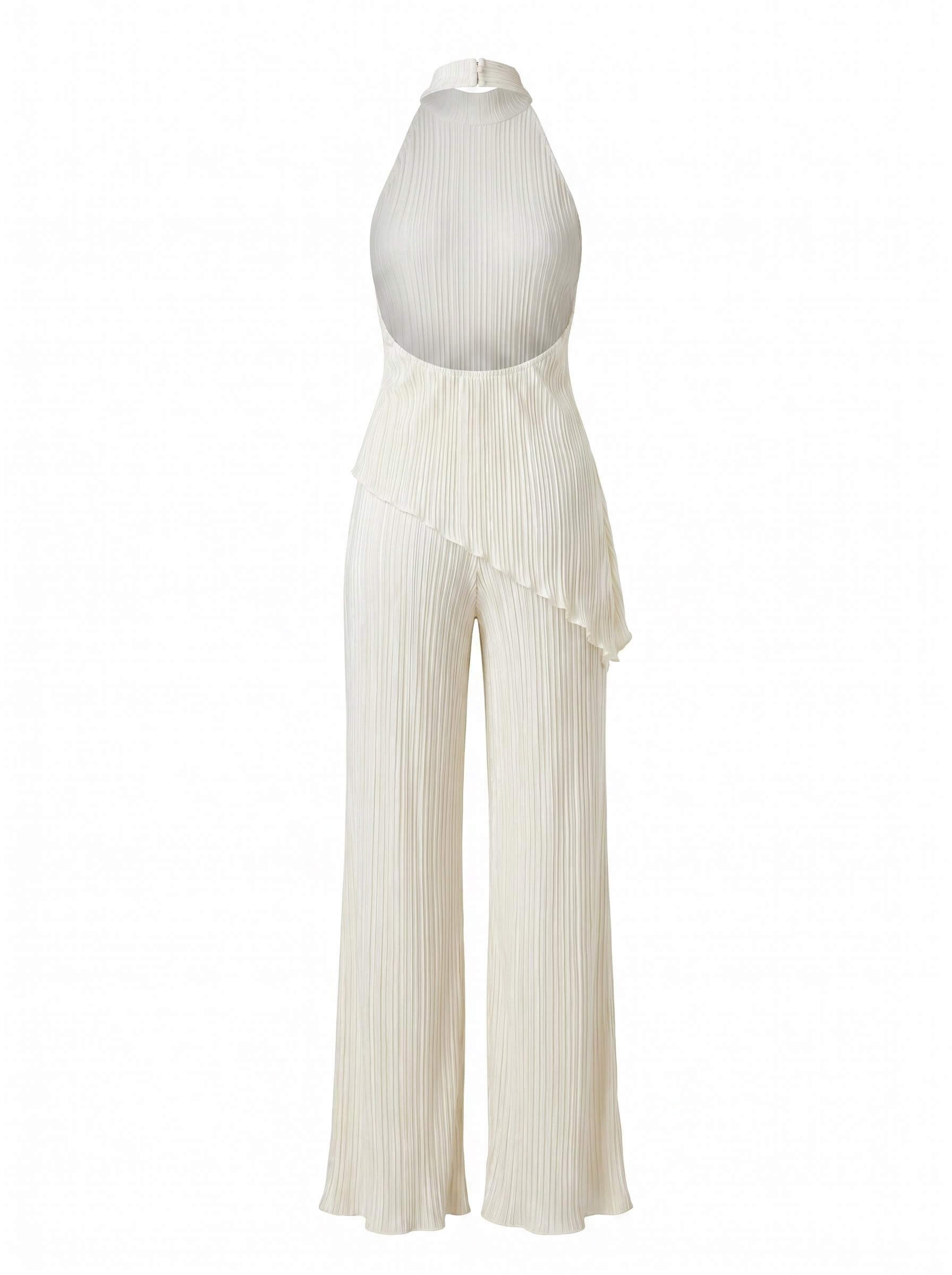 Women’s Halter Pleated Two-Piece Set