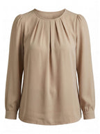 Women’s Pleated Blouse – Soft Draping & Elegant Everyday Style