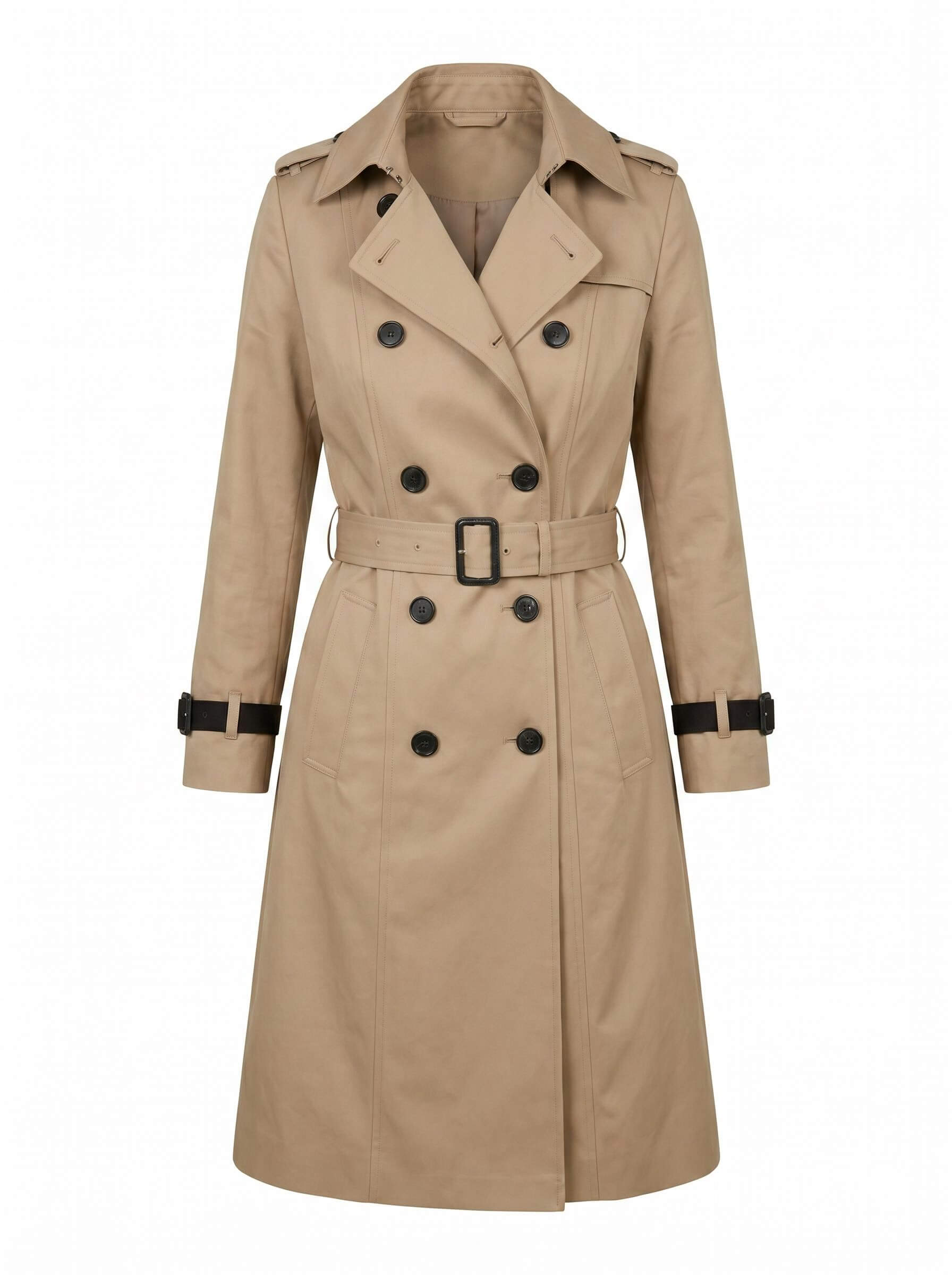 Women’s Elegant Long Trench Coat – Timeless Silhouette & Everyday Sophistication