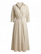 Women’s Tailored Shirt Dress – Flowing Silhouette & Timeless Elegance