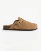 Women’s Flat Clogs- Buckle-Strap
