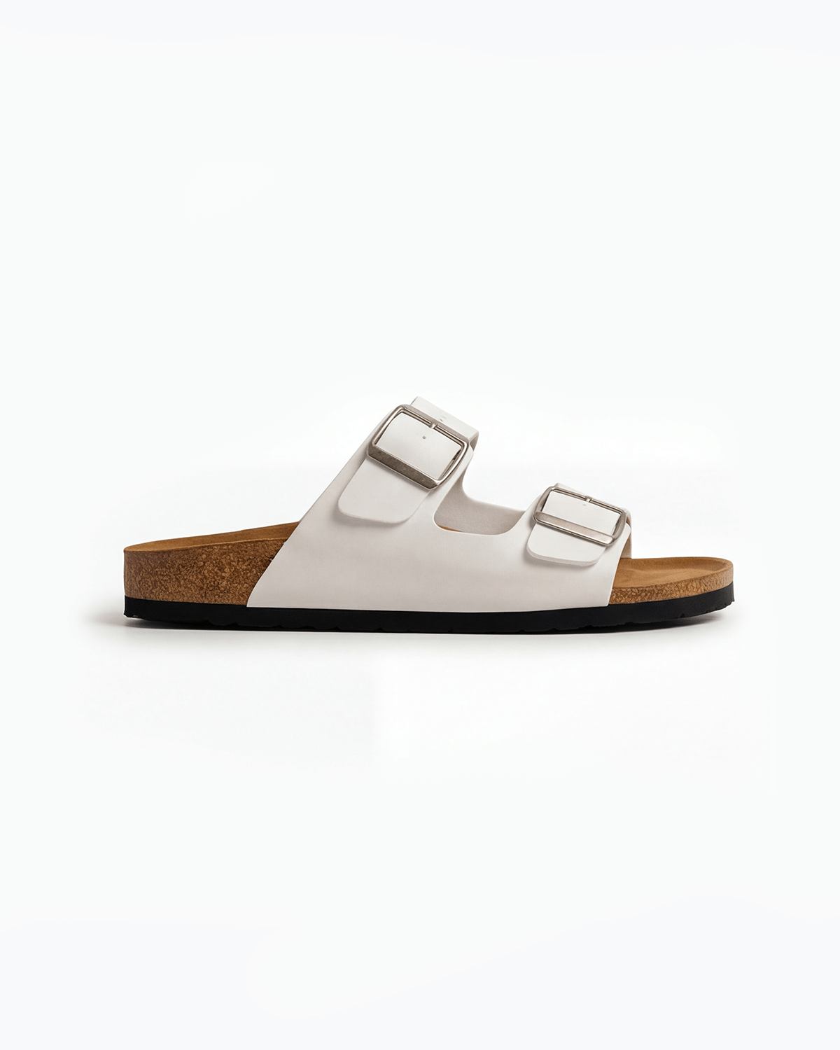 Women’s Footbed Slide Sandals- Double-Buckle