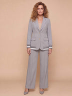 Women’s Tailored Blazer and Wide-Leg Trouser Set