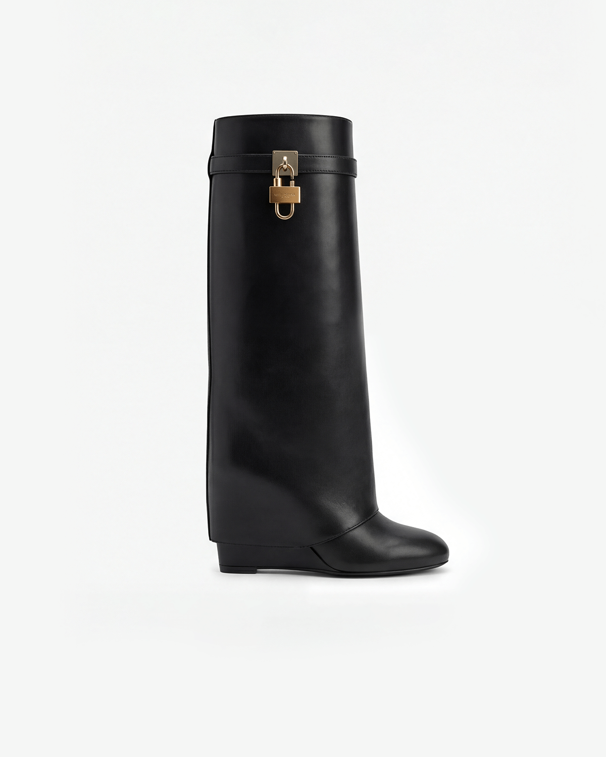Women’s Decorative Zip Hardware Knee-High Boots