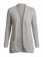 Women’s Ribbed Knit Cardigan – Elegant Everyday Layer & Timeless Comfort