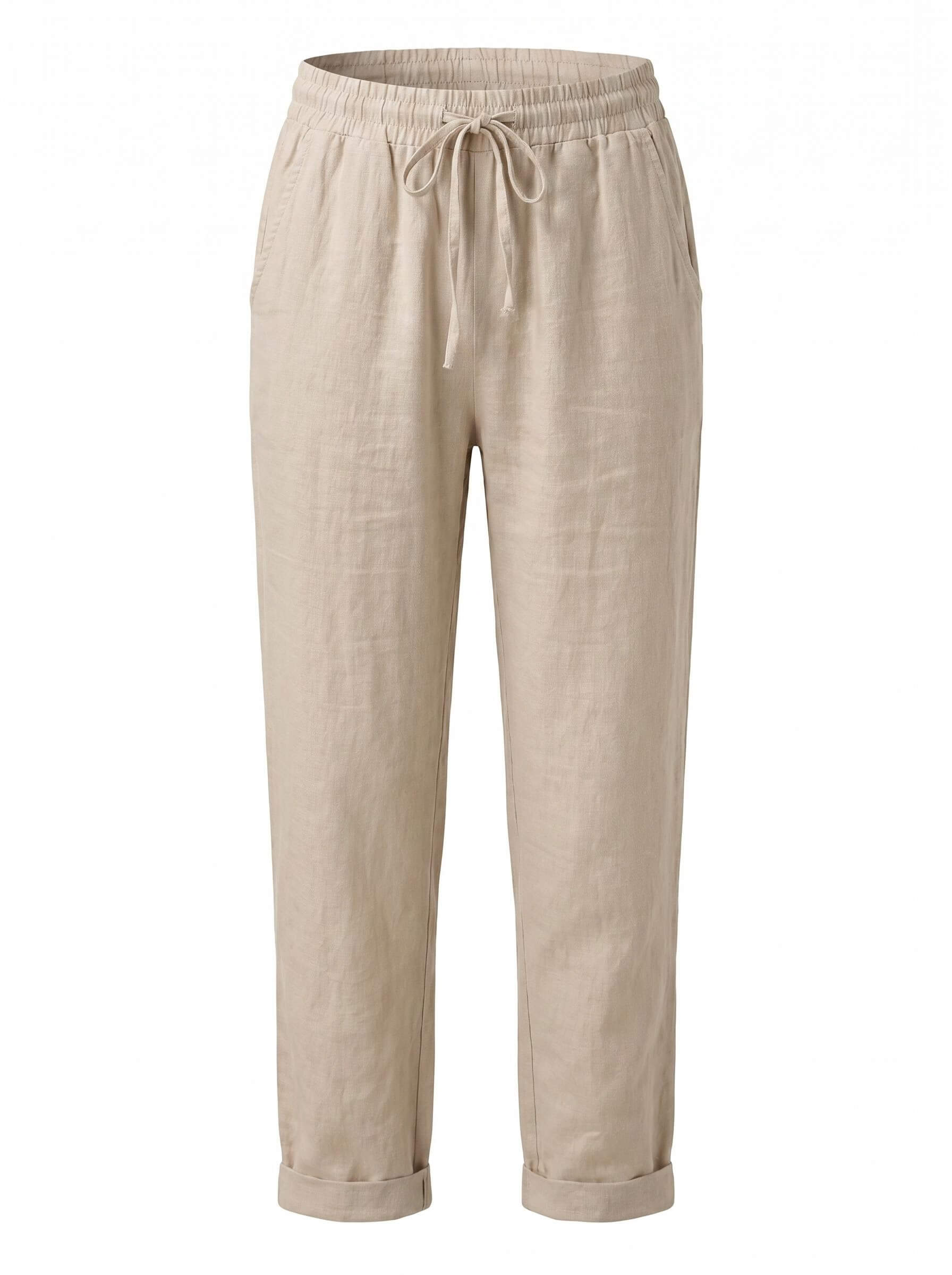 Women’s Drawstring Waist Tapered Trousers