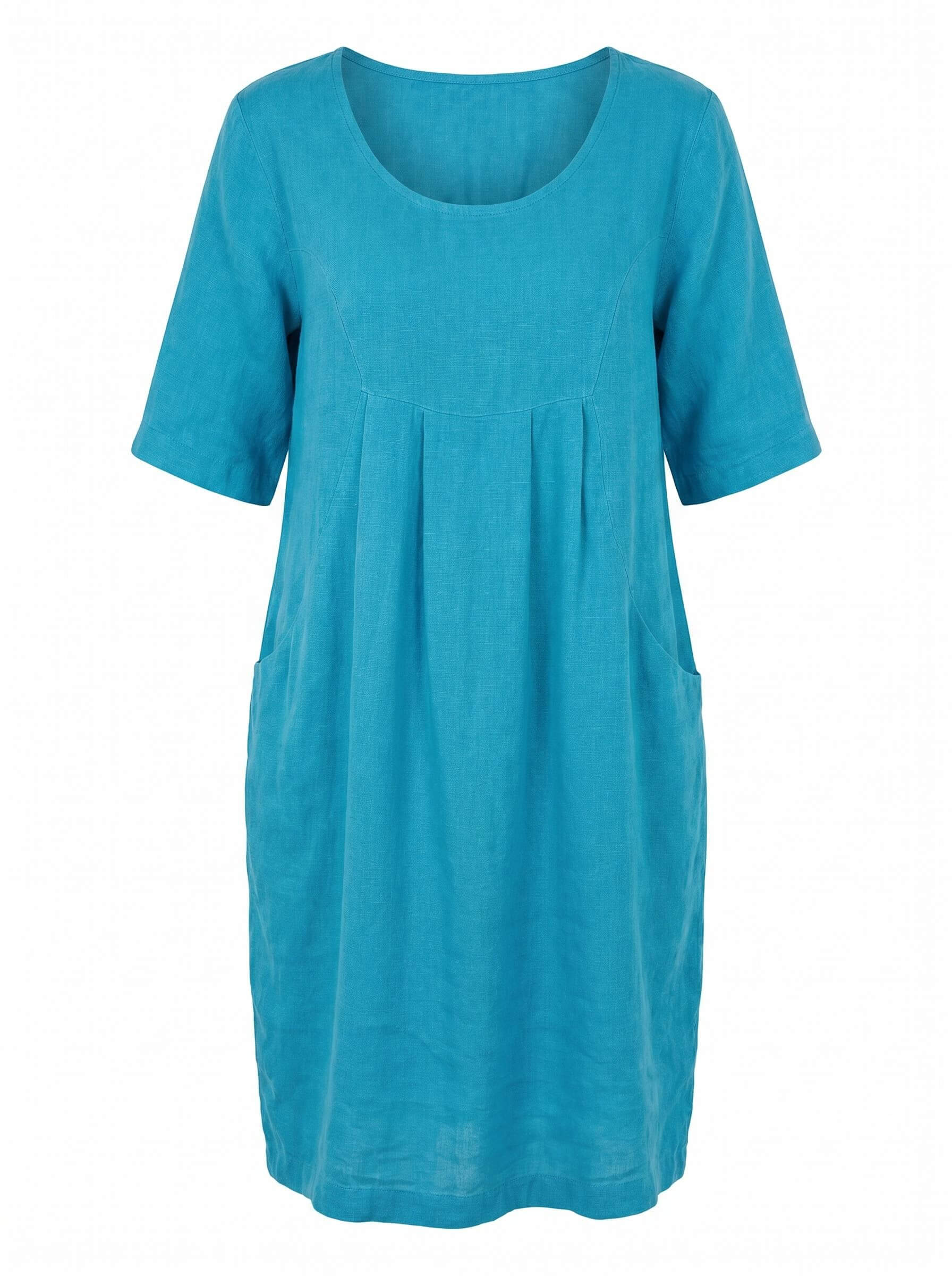 Women’s Scoop Neck Pocket Mini Dress