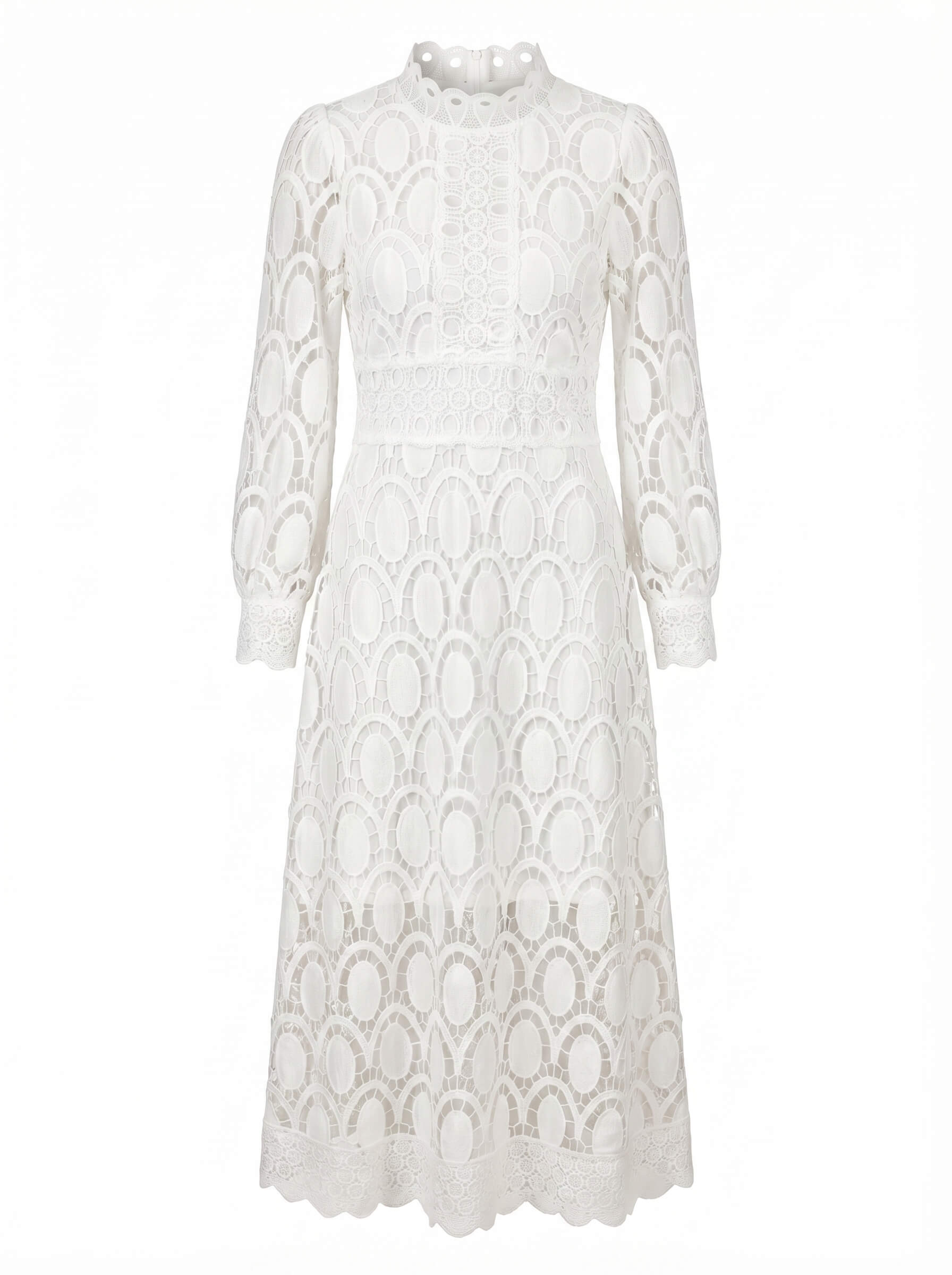 Women’s Elegant Lace Midi Dress – Grace in Lace