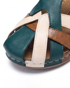 Women’s Comfort Sandals - Colorblock Cutout