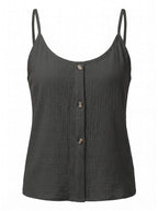 Women’s Button Front Textured Cami Top