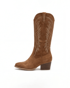 Women’s Knee-High Boots- Western Embroidered