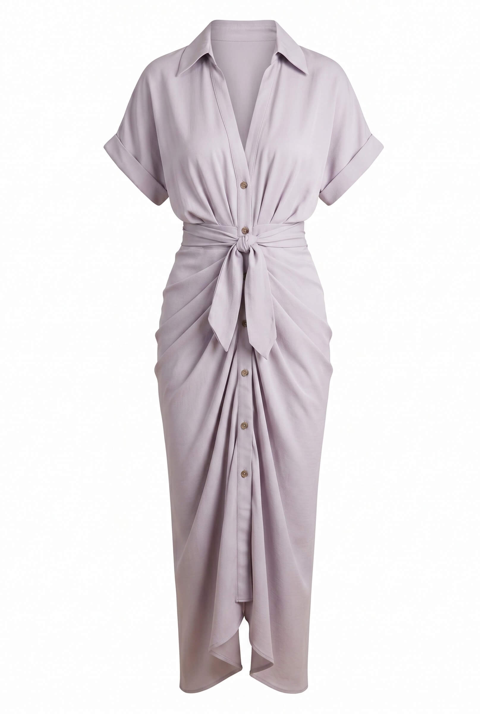 Women’s Ruched Midi Summer Dress