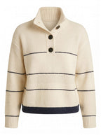 Women’s Button Collar Knit Pullover