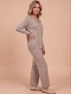 Women’s V-Neck Relaxed Knit Sweater